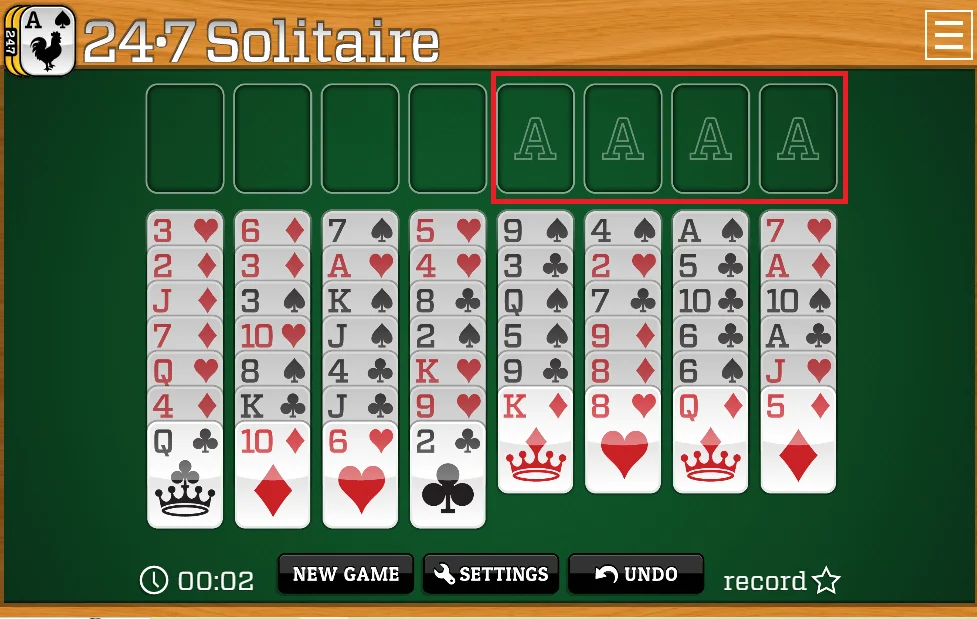 Calculation solitaire